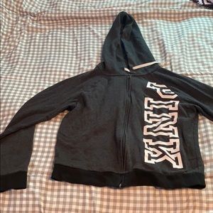 Pink (brand) zip up jacket